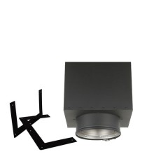 11" Square Ceiling Support Box for 6" Inner Diameter Chimney Pipe