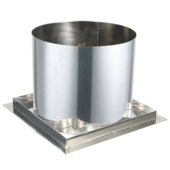 Firestop Radiation Shield for 6" Inner Diameter Chimney Pipe