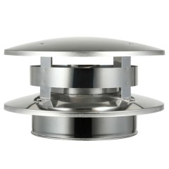 Chimney Cap with Flat Top for 6" Inner Diameter Chimney Pipe