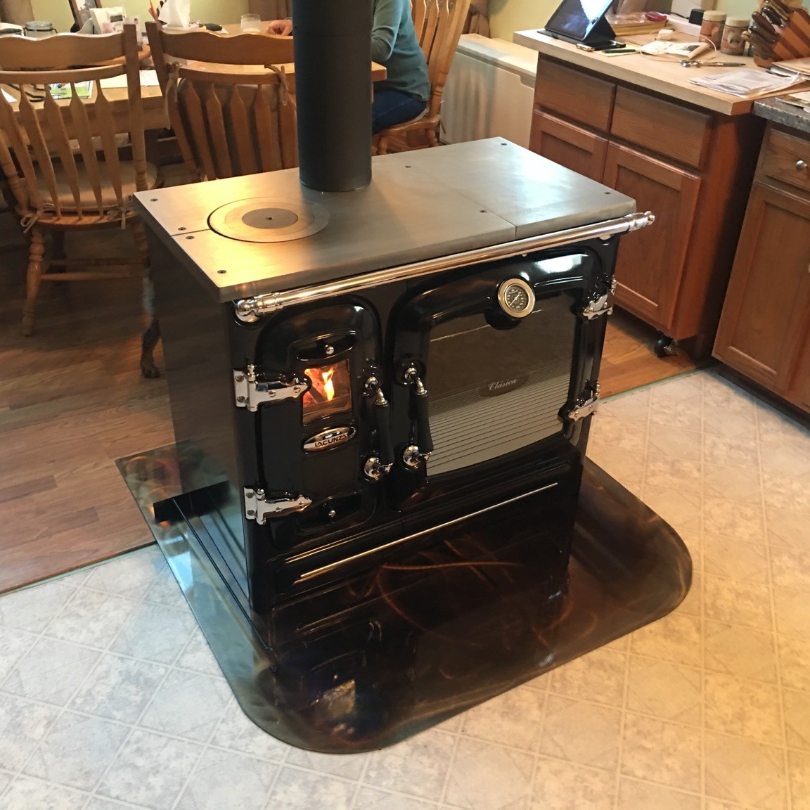 Cast Iron Wood Stove with Oven, Wood Burning Stove, Wood Cook Stove.