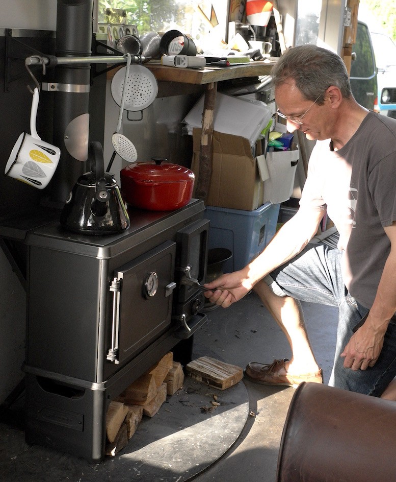 The Small Wood Cook Stove from Salamander Stoves