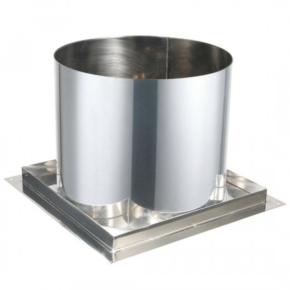 Firestop Radiation Shield for 6" Inner Diameter Chimney Pipe