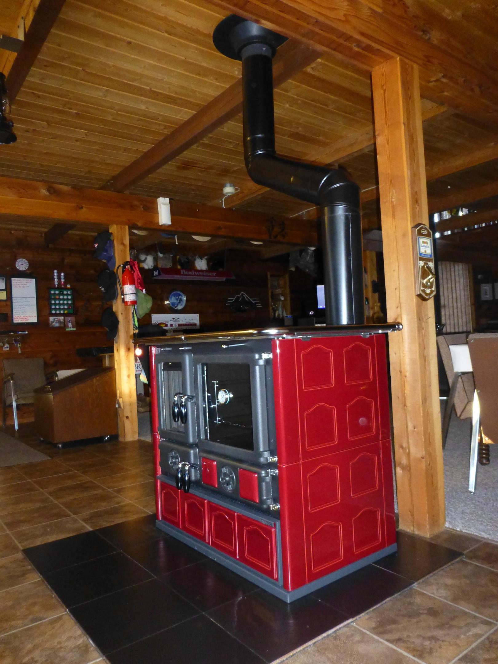 Wood Cook Stove La Nordica Rosa Maiolica