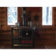 log cabin cook stove